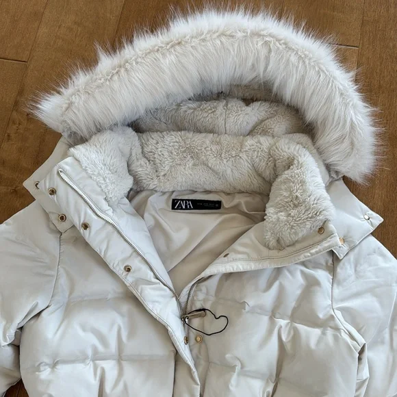 Zara puffer jacket/coat ! New! - Picture 3 of 10